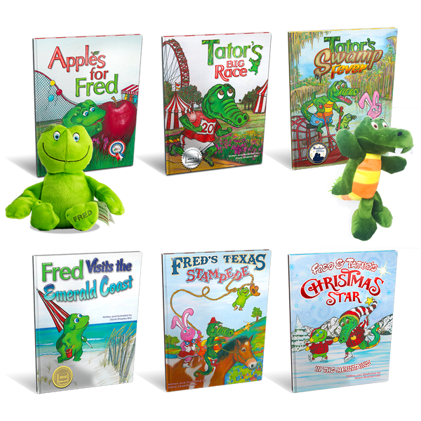 Fred the Frog Plush Animal – Apple Pie Publishing